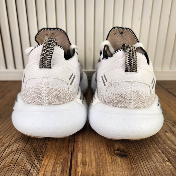 Brooks Glycerin GTS 21 StealthFit Womens Sz 7.5 White Running Shoes 1204111B135 - Picture 4 of 9